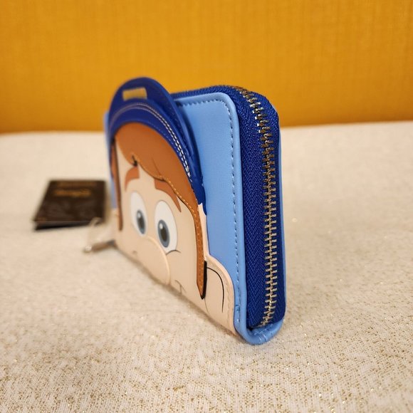 Loungefly Disney Wreck-It Ralph Fix-It Felix Cosplay Zip Around Wallet NEW - Picture 4 of 12